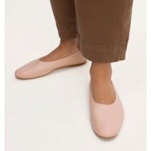 Everlane The Day Glove Pale Pink Leather Balletcore Minimalist Women's‎ Size 9.5